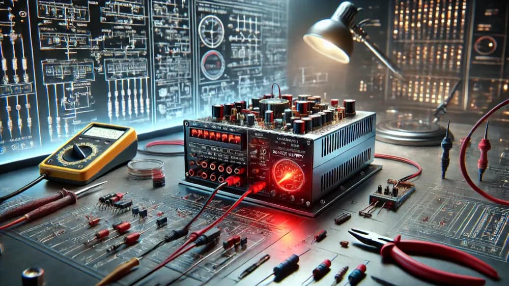 a-lab-full-of-electronics-and-a-dc-power-supply---understanding-dc-power-supply-fundamentals