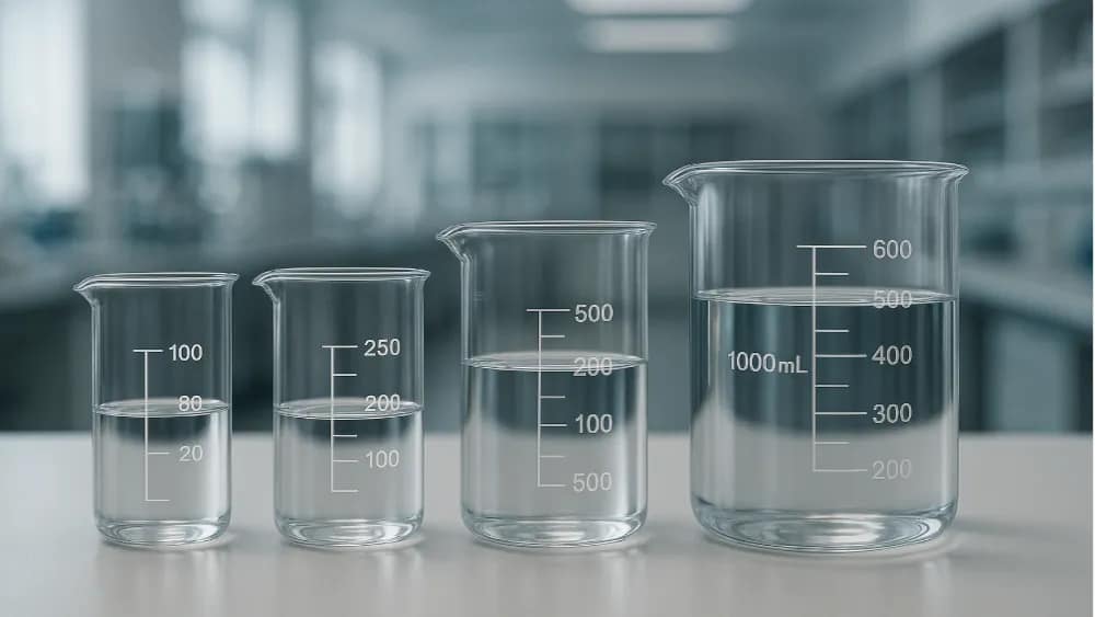 a-picture-of-laboratory-beakers-in-a-modern-laboratory---is-a-beaker-considered-volumetric-glassware--the-definitive-answer