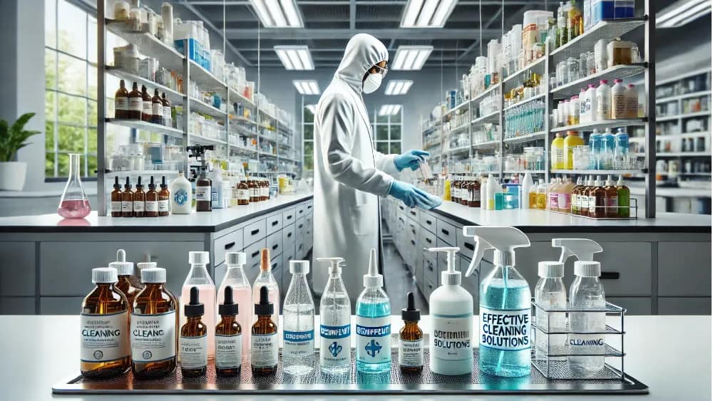 the-importance-of-using-the-right-cleaning-products-to-ensure-a-sterile-and-efficient-lab-environment---procedure-3--effective-cleaning-solutions