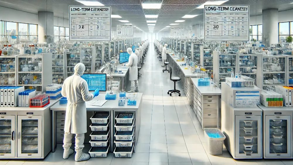 the-systematic-approach-and-meticulous-efforts-required-to-maintain-the-labs-peak-condition-over-time---procedure-10--long-term-cleanliness-and-efficiency