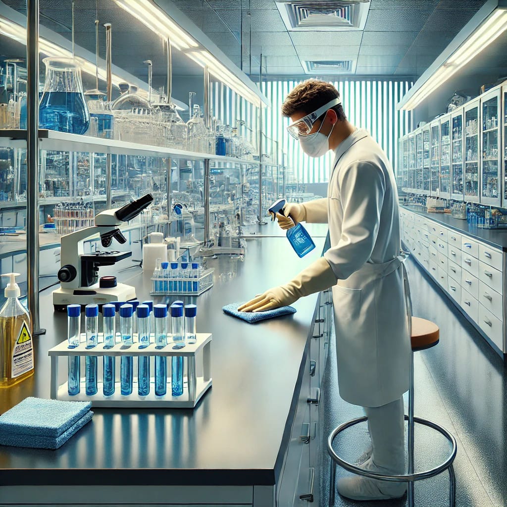 the-daily-cleaning-routine-in-a-modern-laboratory---procedure-1--daily-cleaning-routine