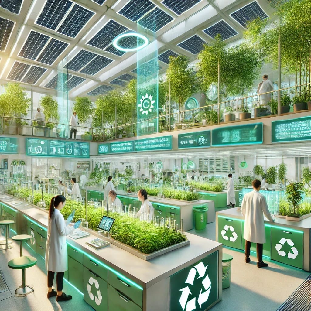 scientists-working-in-an-eco-friendly-lab-equipped-with-solar-panels---idea-7--promote-sustainable-practices