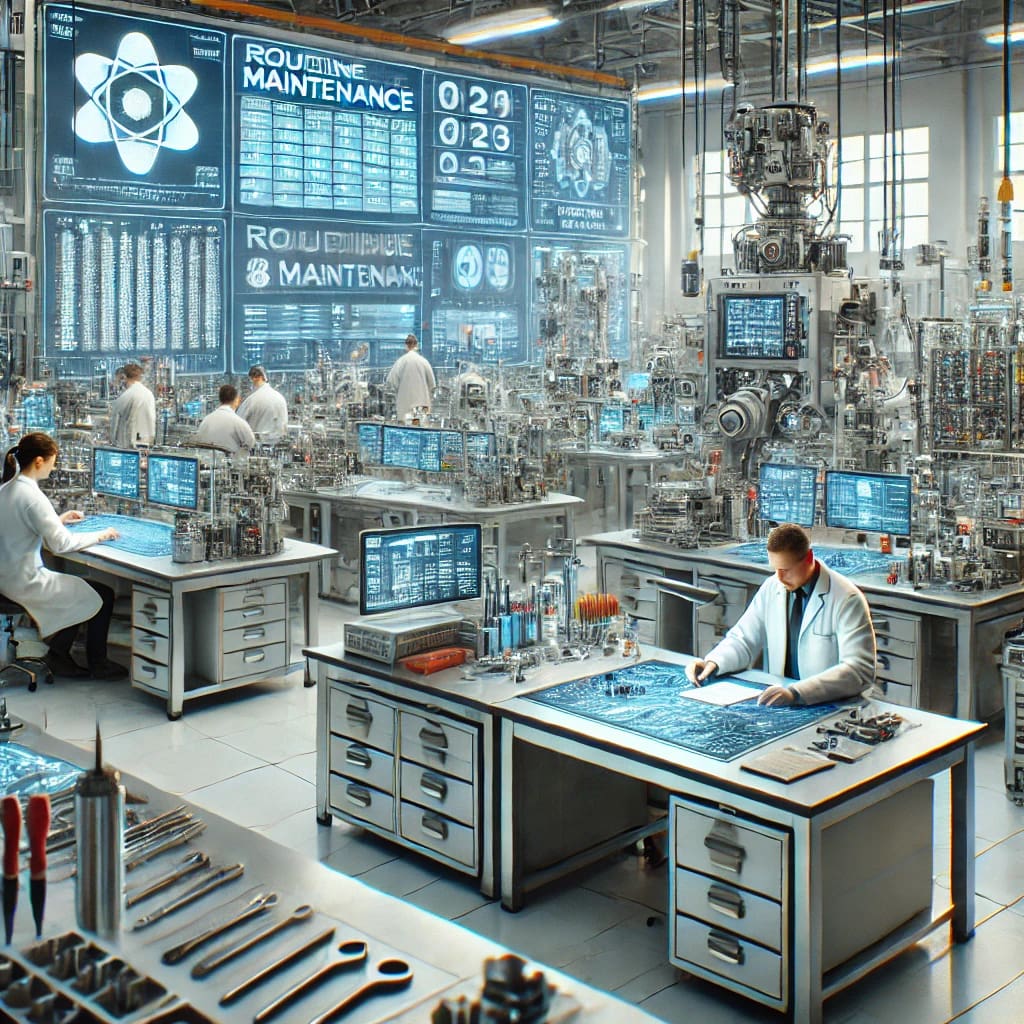 scientists-carefully-inspecting-and-maintaining-advanced-scientific-instruments-and-machinery---routine-maintenance-for-longevity