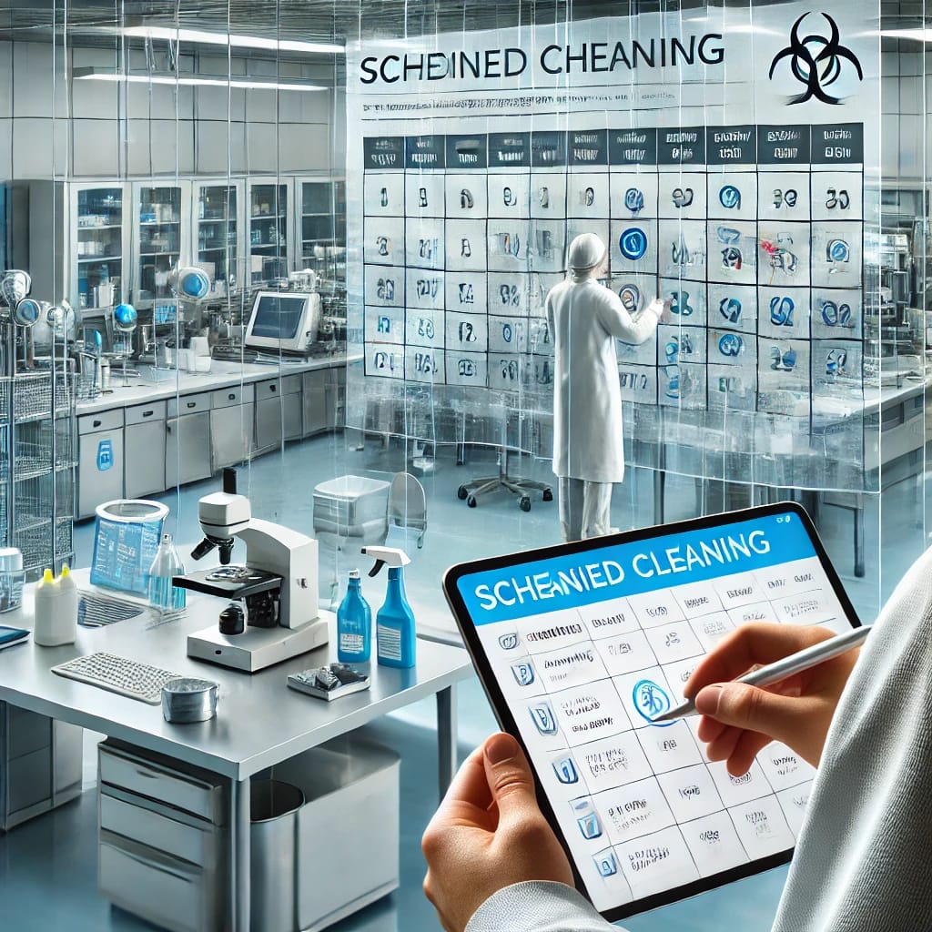 the-organization-and-regular-maintenance-essential-for-a-clean-and-efficient-lab-environment---procedure-4--scheduled-cleaning