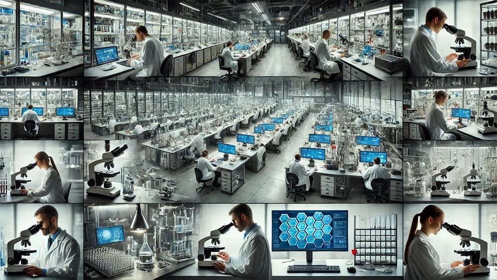 a-professional-collage-depicting-scientists-working-with-high-quality-lab-equipment---why-choose-bunker41-for-your-lab-equipment-needs