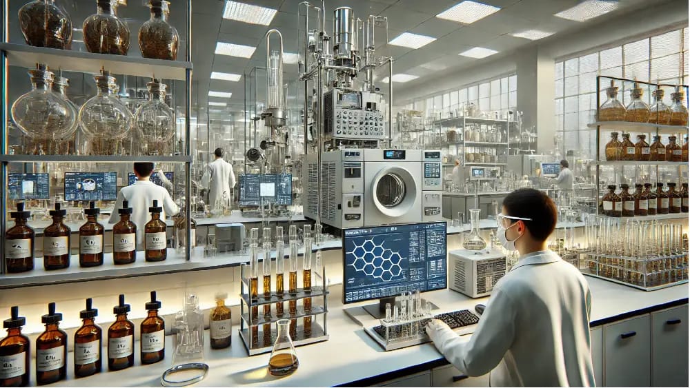 advanced-analytical-instruments-and-a-focused-scientist-emphasizing-the-meticulous-nature-of-chemical-analysis---the-process-of-chemical-analysis--a-detailed-look