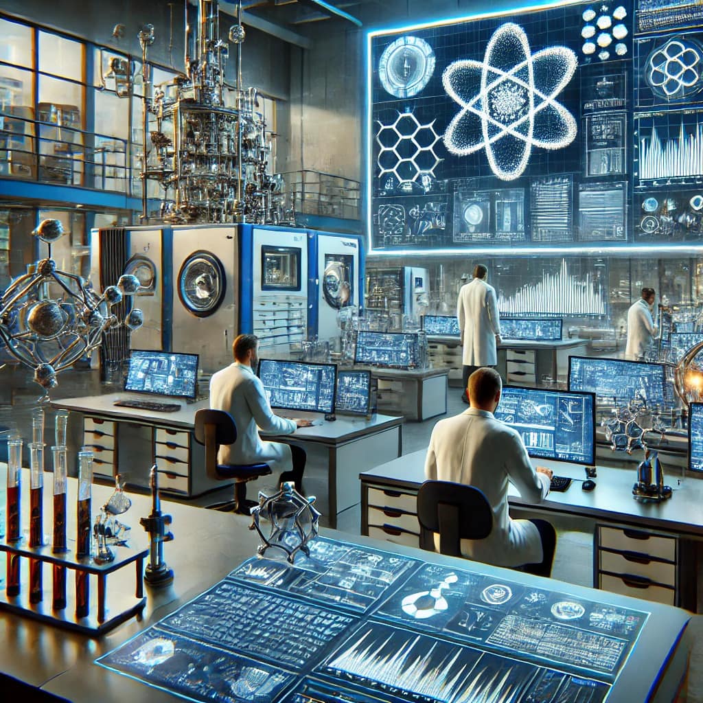 high-tech-laboratories-with-scientists-working-on-cutting-edge-projects---research-and-development--innovation-through-analysis