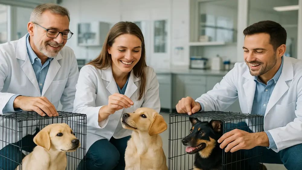 veterinarians-happily-train-dogs-inside-a-lab---conclusion--why-experts-recommend-crate-training