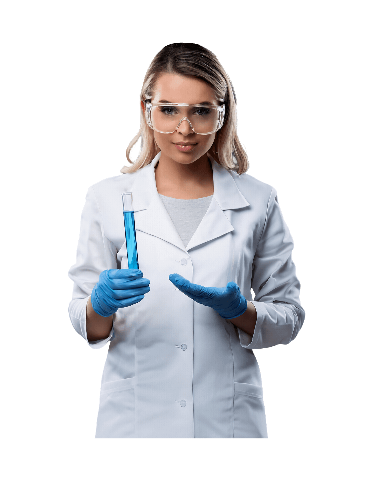 a-woman-in-a-lab-coat-holding-a-test-tube-by-yanto-nandyanto-from-vecteezy
